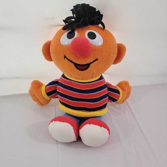 Sesame Street ERNIE Character Stuff Plush Toy 11” Tall Doll - Picture 6 of 7